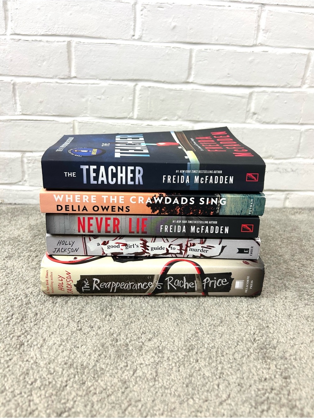Mystery Thriller Suspense Book Tok Book Bundle Books Freida McFadden